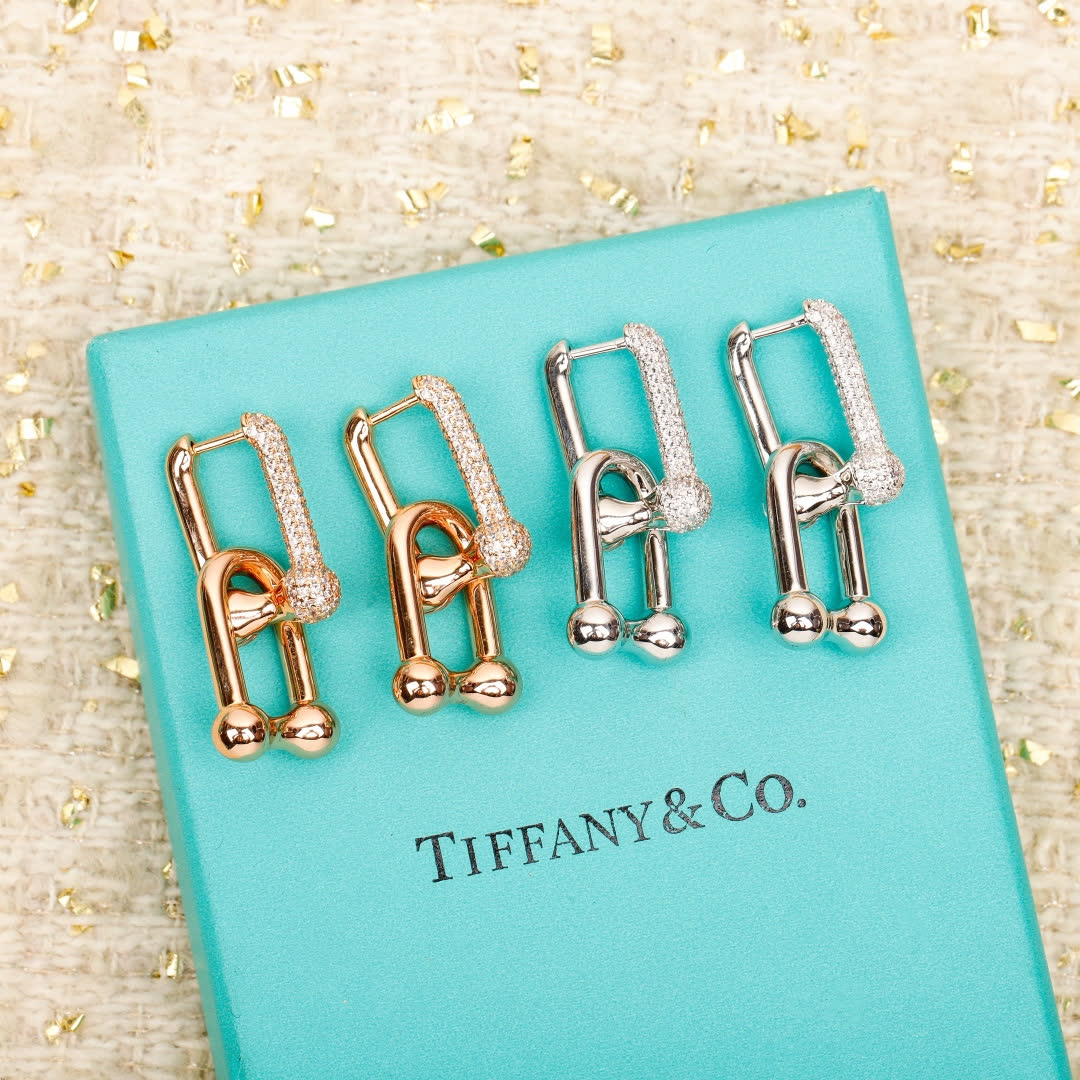 Tiffany & Co. Elsa Peretti® 18K Gold Diamond Earrings